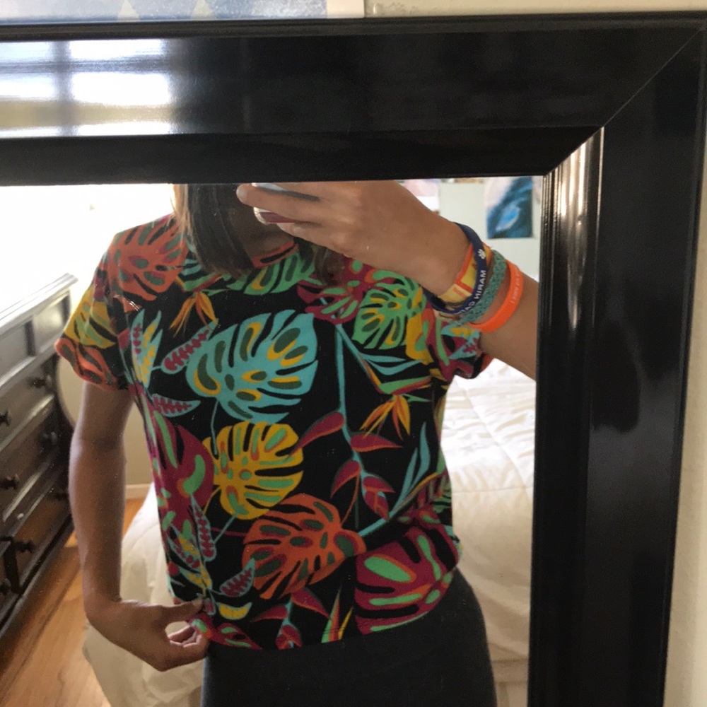 Floral tee